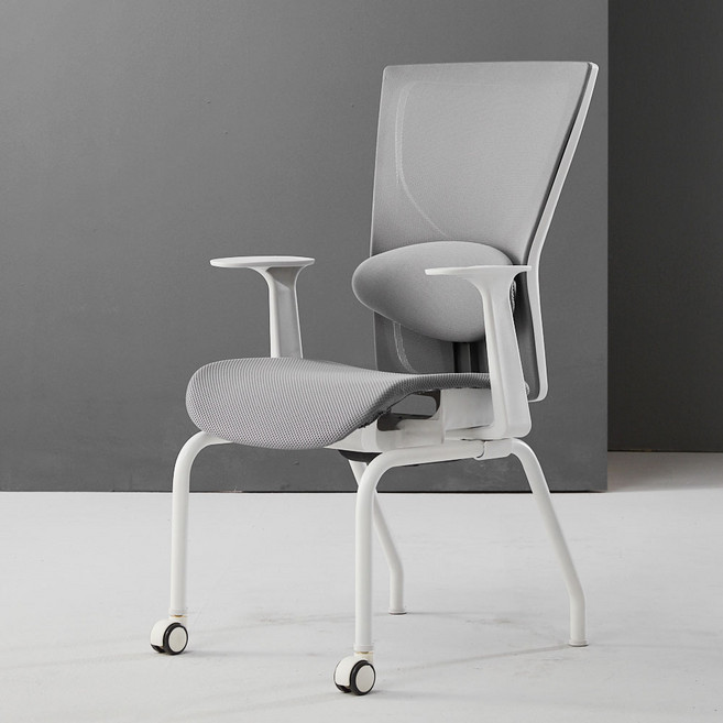 체어스코 국내생산 엘리트 에어 허리받침세트 올바른 자세교정 의자 학생 책상 공부의자, 화이트바디 허리받침세트