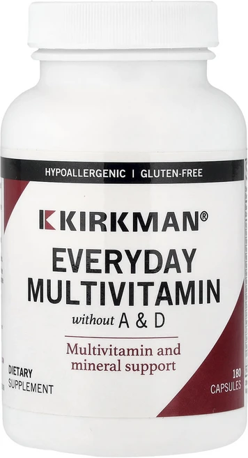 컬크맨 랩 에브리데이 종합비타민 A&D 무함유 180 캡슐, 4개, 180정 - 쿠팡