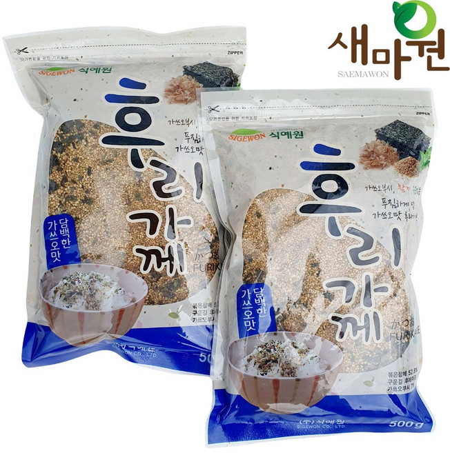 식예원 가쓰오맛후리가께 가쓰오후리가케, 500g, 2개