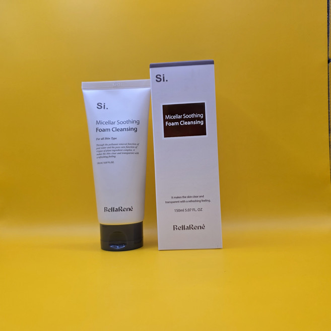 벨라르니BellaRene B [07] 미셀라 수딩 폼 클렌징 전성분 멜로시라 눔물로이데스추출물 포함, 6개, 150ml