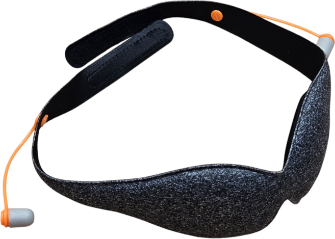 멀티수면안대 편안한 숙면을 위한 남녀공용 소음차단 빛차단 귀마개 일체형 아이마스크 수면안대 컴포트 아이마스크 안대 눈가리개, GRAY