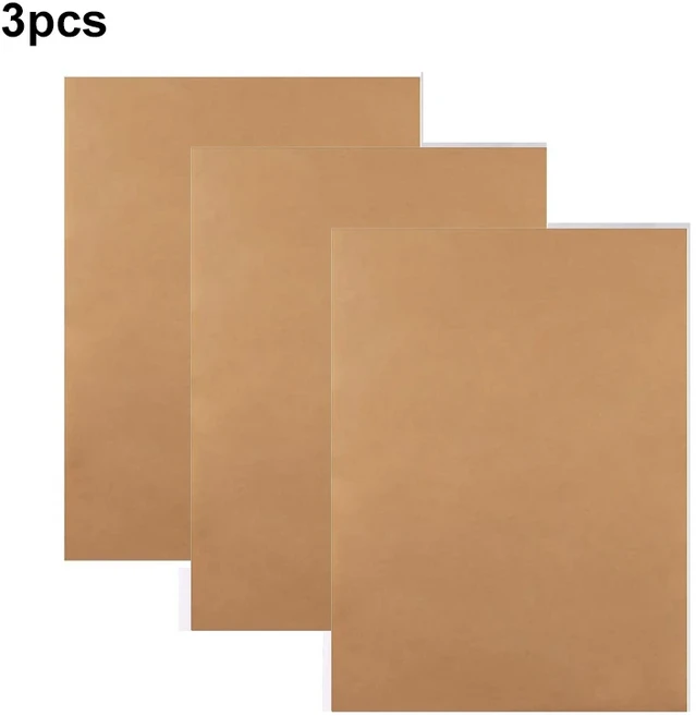 재사용 가능한 논스틱 베이킹 페이퍼 내열성 오븐 페이스트리 매트 시트 그릴, 02 3pcs coffee