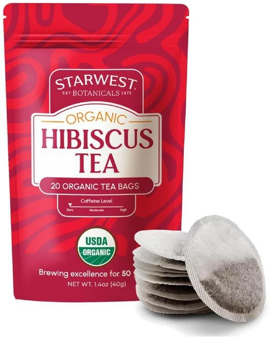 스타웨스트 보타니컬스 히비스커스 차 티백 20개 - 쿠팡