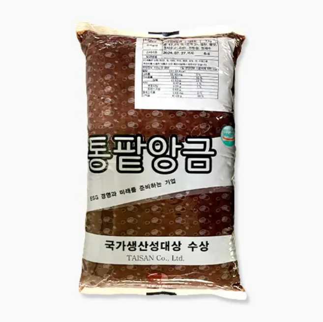 태산 프리미엄 통팥앙금48 (ku빵용), 1개, 5kg