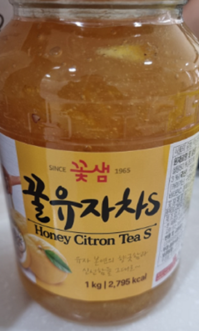 꽃샘 꿀 유자차 S, 2kg