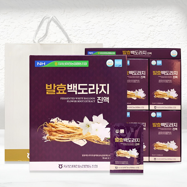 백도라지 발효 진액, 70ml, 150팩