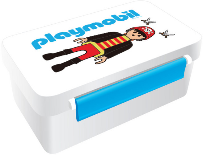 [무배]플레이모빌 피크닉 런치박스 파우치 블럭 캐릭터도시락 소풍 현장학습 레고도시락, 1개, 플레이모빌 런치박스_해적 레드