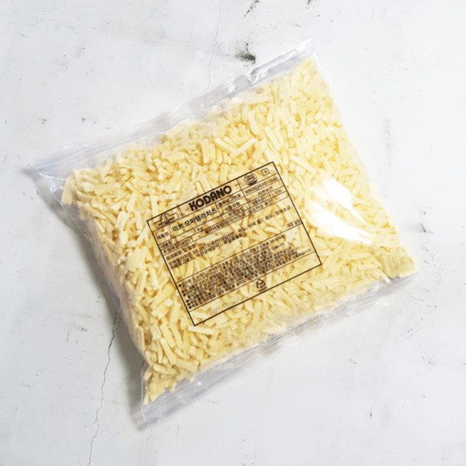 미쁘 자연치즈 98.5% 모짜렐라치즈 슈레드 치즈 1kg 피자치즈, 1개