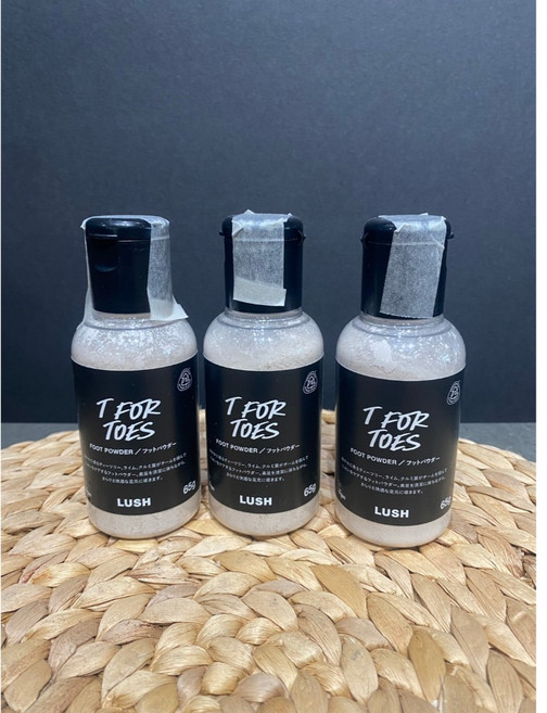 JM SHOP嚴選 日本當地採購 日本 LUSH T FOR TOES 足部爽身粉 65g, 1個