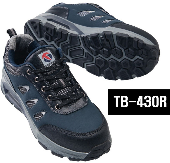 티뷰크 마크 TB-430 에어쿠숀 경량 발편한 안전화 현장화 기능화 근무화 작업화