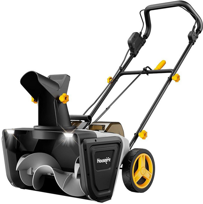 DeWalt 20V 배터리와 호환되는 무선 제설기(공구만 해당) 회전 슈트가 있는 50.8cm(20인치) 브러시리스 전기 제설기 진입로 보도 제설용 20V 배터리 전원 제설, DeWalt 20V 배터리와 호환되는 무선 제설기(공구