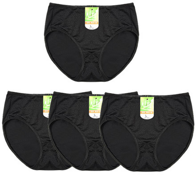 자연에 인견 여성맥시팬티 4P