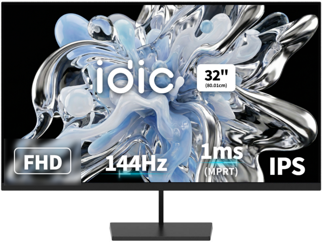 아이딕 ID32F144 FHD 144Hz 32인치(80~81cm) 모니터, 무결점