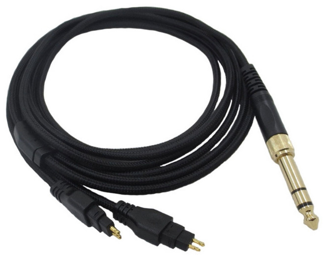 Sennheiser-HD580 HD600 HD650 HD660S 이어폰을위한 교체 오디오 케이블, 한개옵션0