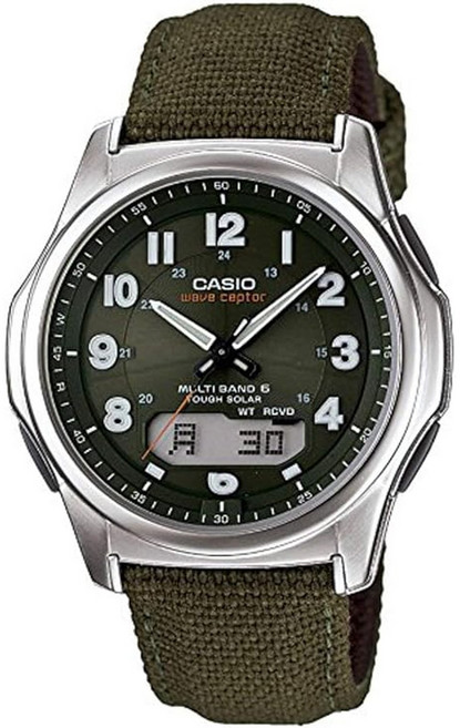카시오 웨이브셉터 그린 태양열 충전 WVA-M630B-3AJF