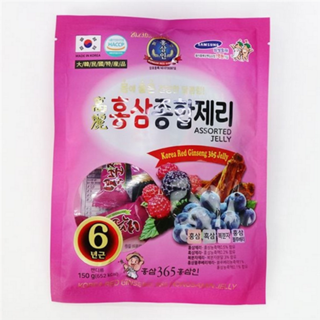 금산홍삼 홍삼 캔디류 블루베리 홍삼 복분자 6년근 농축액, 1개