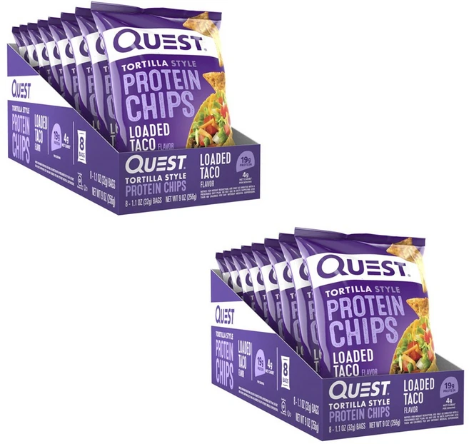 퀘스트뉴트리션 토르티야 스타일 프로틴 칩, 32g, 16개 - 쿠팡