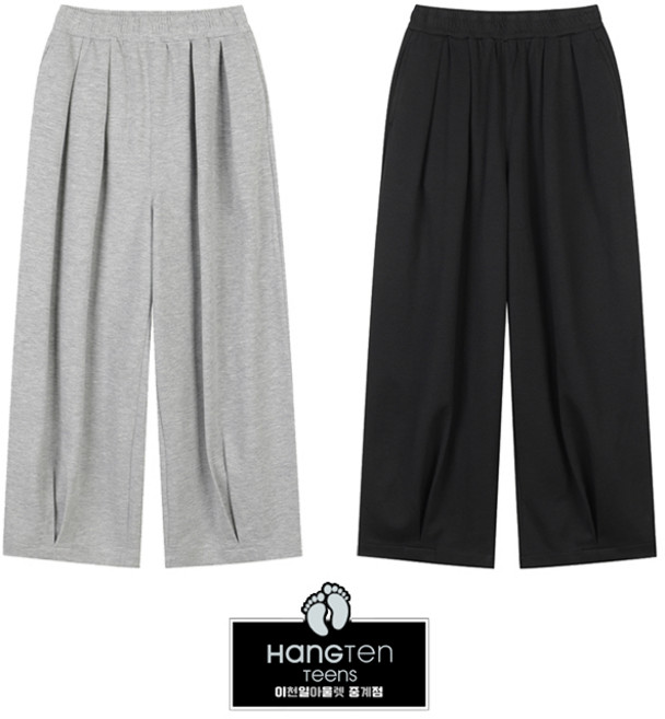 행텐틴즈 더블페이스 벌룬 턱 조거팬츠