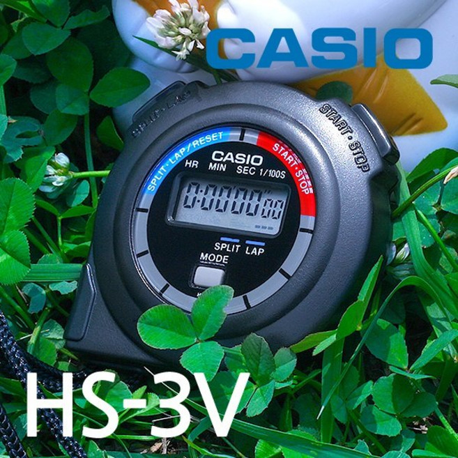 CASIO 스톱워치 초시계 HS-3V(65x65mm), 1개