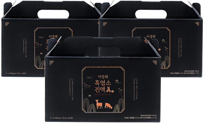 이경제 흑염소 진액진, 2.1L, 3박스