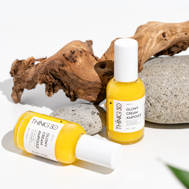 띵쏘 글로이 히알루론산 미백 탄력 앰플 50ml 2개