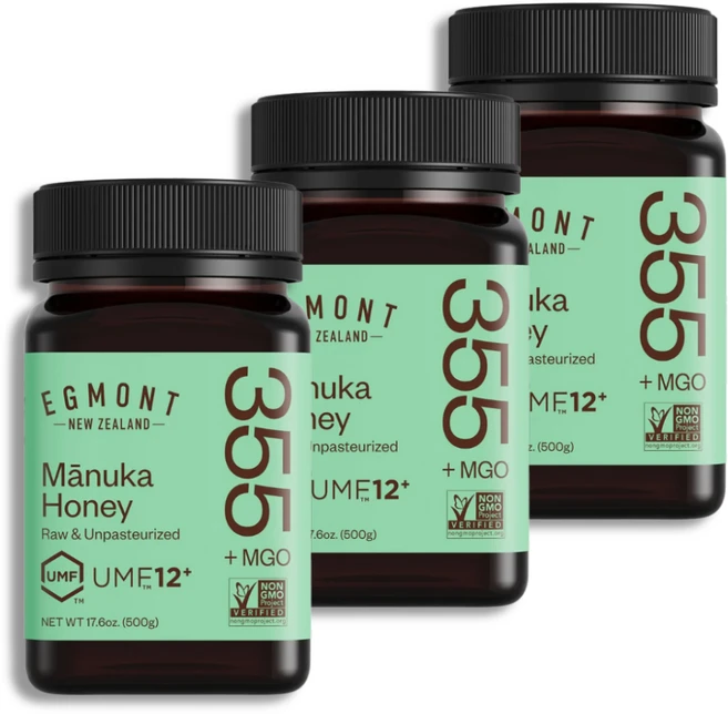 [미국직배송] 에그몬트 마누카 꿀 UMF12+ MGO355+ 500g (코스트코전용), 3개 - 쿠팡