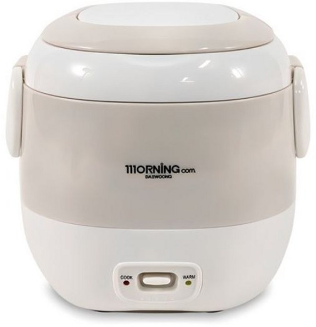 대웅 모닝컴 미니 전기 밥솥 1~2인용, DWR-001KP/분리형 코드, 아이보리