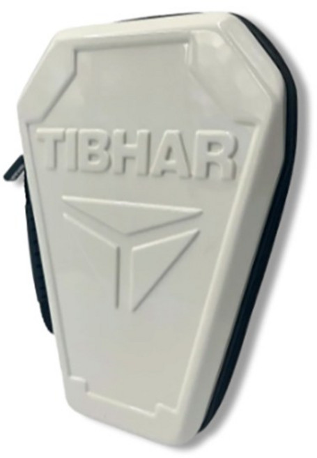 티바 다이아몬드 하드 탁구라켓 케이스, 화이트 크림, 1개