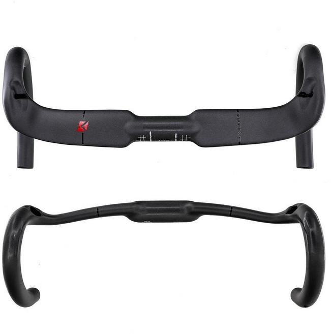 카본번치바 일체형 초경량 고강도 탄소 자전거 라이딩 풀카본 픽시, 프리사이즈, 1개, 440mm