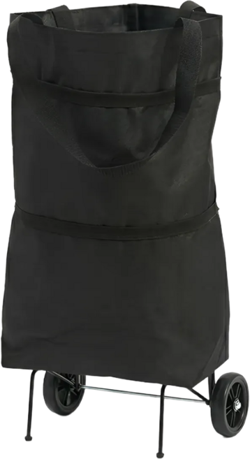 접이식 장바구니 카트가방 쇼핑백, 블랙, 1개