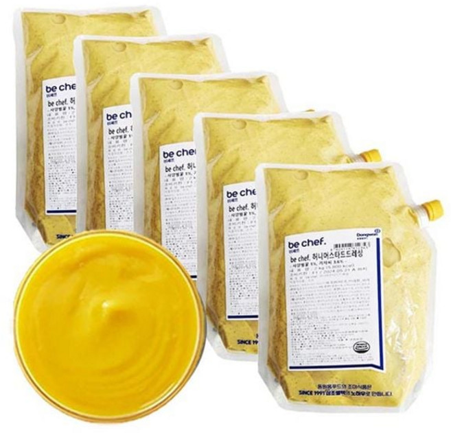 동원 허니머스타드 드레싱-1박스(2kgx5개)업소전문용 nys+306Qk, 2kg