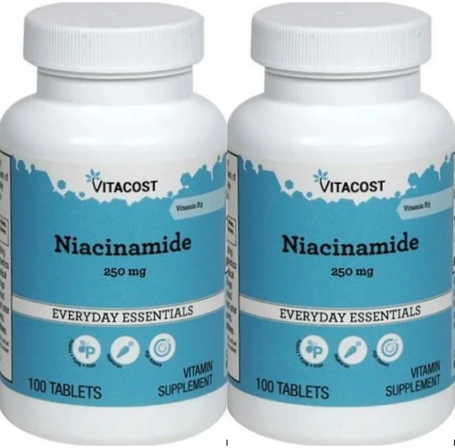비타코스트 나이아신아미드 비타민 B3 250mg, 2개, 100정 - 쿠팡