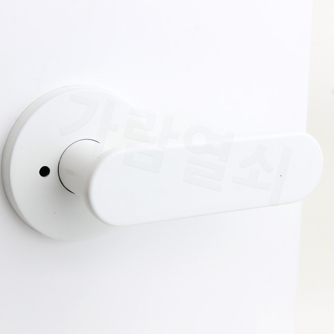 TL-2204 아이방 욕실 레버 문고리 방문손잡이 교체, 고객직접설치, AGMT TL2204(화이트)