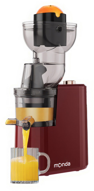 삼림늑대 최신형 대용량 생생 쥬스 원액기 즙기 자동 분리 과일 야채 착즙기, 레드