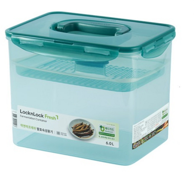 락앤락 누름판 발효숙성용기, 6L, 1개