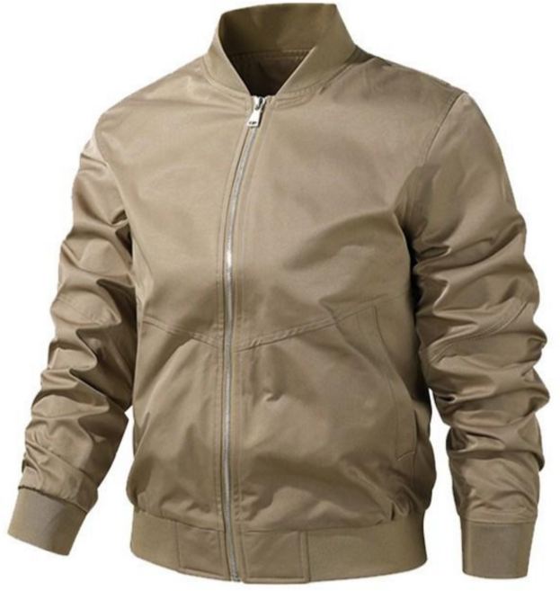 ANYOU 남성 봄가을 비행복 점퍼 얇은 야구복 빅사이즈 오버사이즈 카고