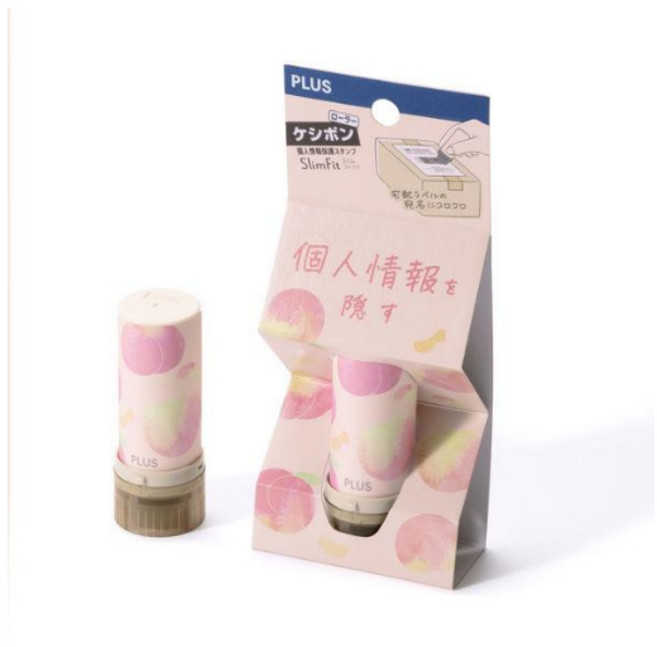 PLUS 個人資料保護章, 1個, 蜜桃