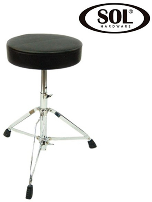 SOL 드럼의자 핀고정형 높이조절 JB-T-1C, 1개