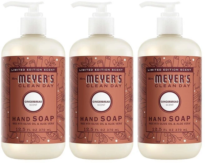 미세스 메이어스 클린데이 핸드솝 진저브레드향 370ml 3개 1세트 - 쿠팡