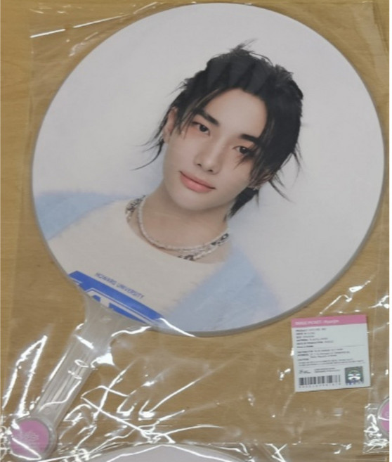 [정품 현장구입 / 정품 / 국내 배송] TRAYKIDS 5TH FANMEETING SKZ 5CLOCK IMAGE PICKET 스트레이키즈 이미지 피켓 스트레이키즈 부채, 현진(HYUNJIN)