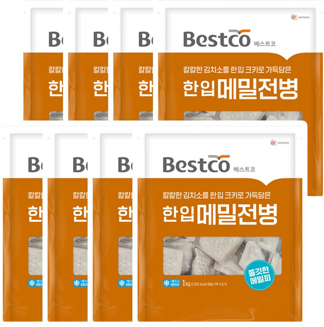 베스트코 한입 메밀전병, 8개, 1kg