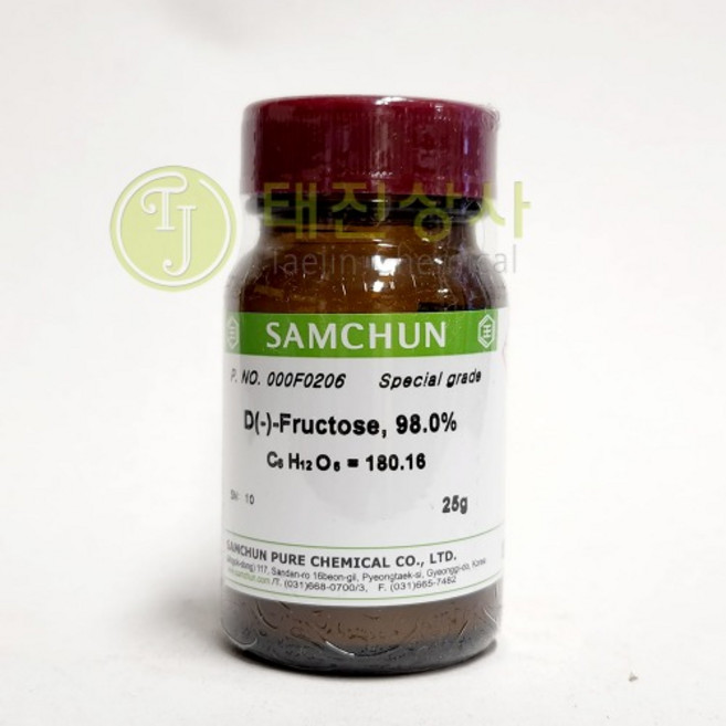 과당(프럭토스) D(-)-Fructose 98.0% [57-48-7] EP 500g