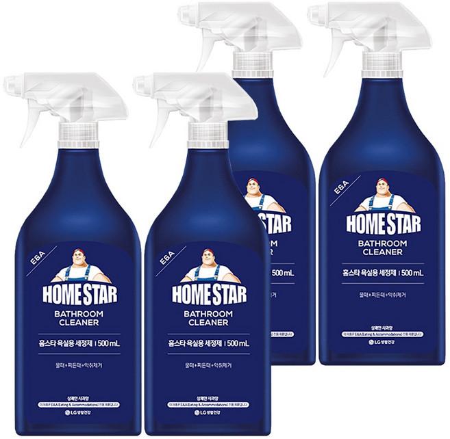 LG 홈스타 욕실을 부탁해 500ml, 4개
