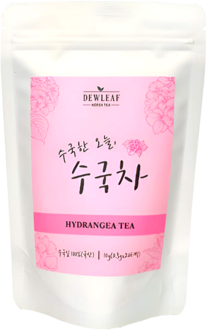 듀리프 무가당 수국잎 100% 달콤한 수국차, 500mg, 20개입, 1개
