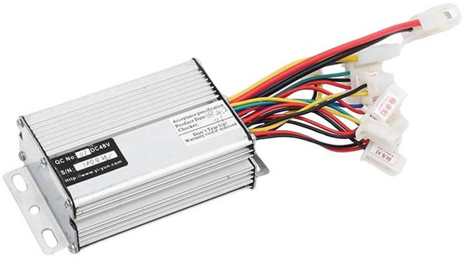 1000W 브러시 모터 컨트롤러 전기 자전거 컨트롤러 전기 스쿠터 용 브러시 모터 제어 상자를 쉽게 설치, 36V 1000W, 94mmx62mmx31mm, 알루미늄 쉘, 36V 1000W