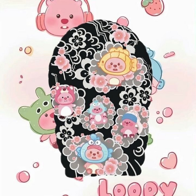 LOOPY 卡通造型紋身貼，防水防汗設計，輕鬆黏貼展現個人風格