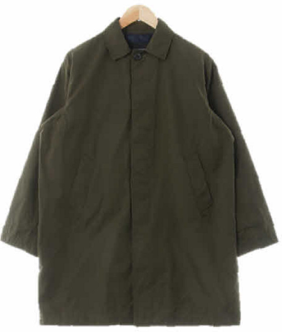 6742 카이아크만 카키 면혼방 카라야상싱글트렌치코트 [3]