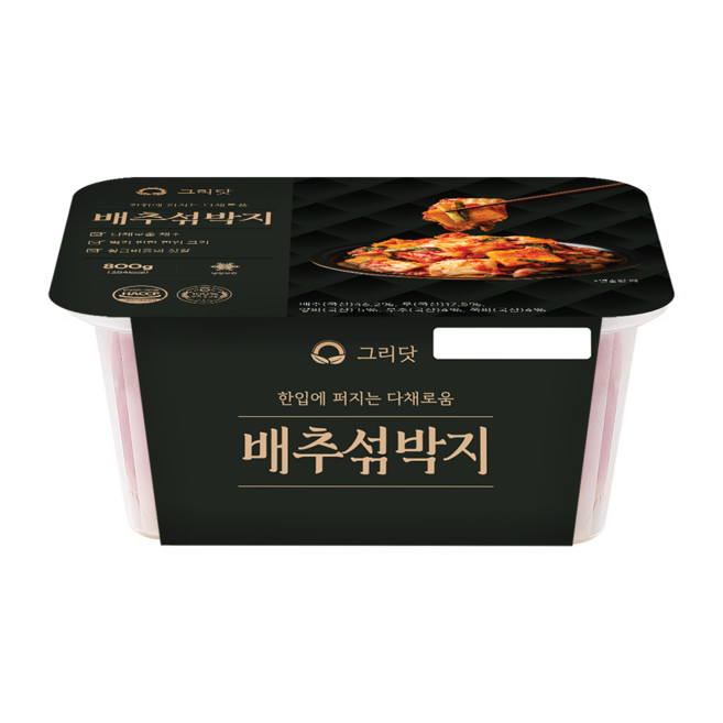 그리닷 잘담근 국내산 배추섞박지 800g, 1개