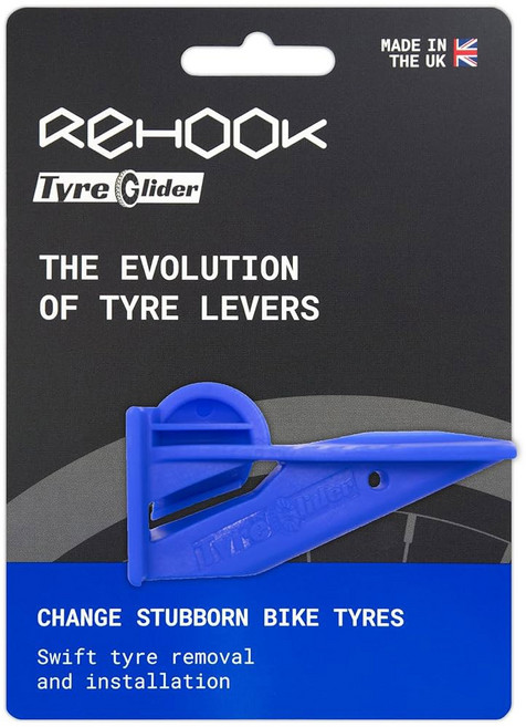 리훅 타이어 글라이더 - 강력한 휴대용 자전거 교체 및 제거 도구 더 이상 튜브를 수리하기 위해 레버나 교체용 스푼 사용 금지, 1개