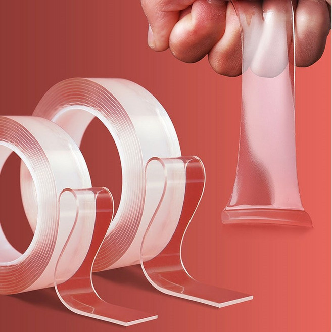 쥴스는몰 투명 실리콘 테이프 두께 1mm/2mm 3cm x 5M 2종 2mm 5cm x 1M 1종 3p 세트, 3개